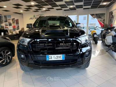 Ford Ranger Ranger  2.0 ecoblue double cab Wildtrak 213cv auto Nero usata Foligno