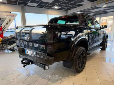 Ford Ranger Ranger  2.0 ecoblue double cab Wildtrak 213cv auto Nero usata Foligno
