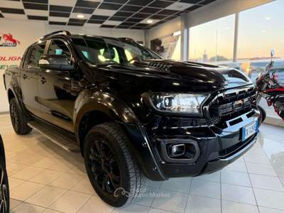 Ford Ranger Ranger  2.0 ecoblue double cab Wildtrak 213cv auto Nero usata Foligno