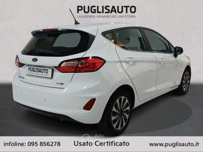 Ford Fiesta 1.0 Ecoboost Hybrid 125 CV 5 porte Titanium Bianco usata BELPASSO