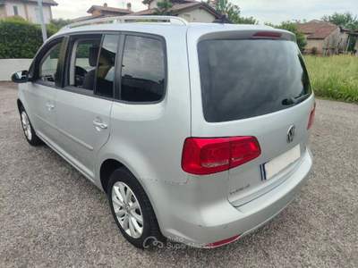 Volkswagen Touran Metano Highline ( Navi Gancio Traino ) Grigio usata Vicenza