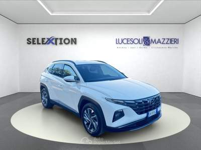 Hyundai Tucson Tucson 1.6 crdi 48v dct xline hybrid diesel Bianco usata Ancona