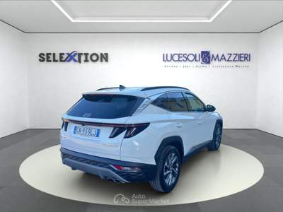 Hyundai Tucson Tucson 1.6 crdi 48v dct xline hybrid diesel Bianco usata Ancona