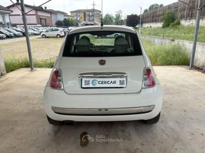 Fiat 500 1.2 Lounge AUTOMATICA PER NEOPATENTATI INTERNI PEL Bianco usata Pavia