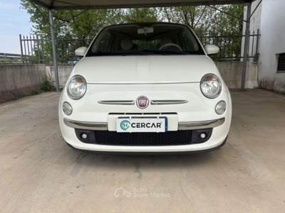 Fiat 500 1.2 Lounge AUTOMATICA PER NEOPATENTATI INTERNI PEL Bianco usata Pavia