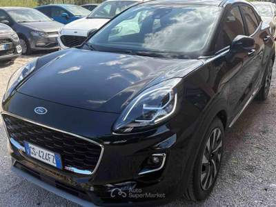 Ford Puma 1.0 EcoBoost Hybrid 125 CV S&S Titanium Design Nero usata Monterotondo
