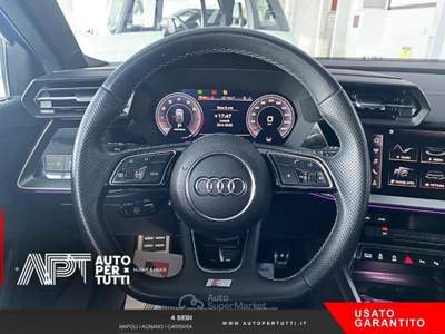 Audi A3 A3 Sportback 35 1.5 tfsi mhev S line Edition s-tro Blu/Azzurro usata Napoli