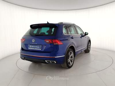Volkswagen Tiguan 2.0 TDI SCR 140KW R-Line DSG 4MOTION Blu/Azzurro usata Massa