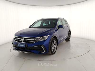 Volkswagen Tiguan 2.0 TDI SCR 140KW R-Line DSG 4MOTION Blu/Azzurro usata Massa