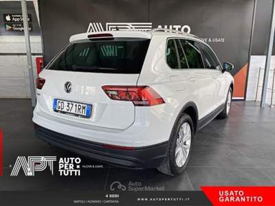 Volkswagen Tiguan Tiguan 1.6 tdi Business 115cv Bianco usata Napoli