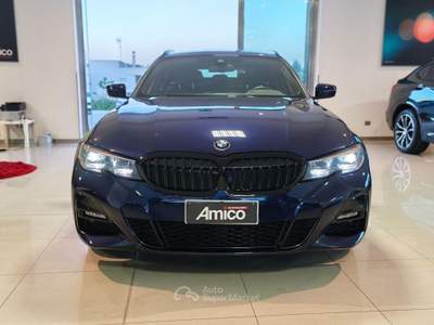 BMW Serie 3 320d 320d xDrive Touring Msport Blu/Azzurro usata San Michele Salentino