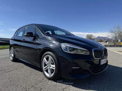 BMW Serie 2 218d 216 216d Active Tourer Msport auto Unipro iva Esposta Nero usata Settimo Torinese