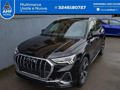 Audi Q3 e S tronic 3 x S line Virtual/Navi/20 Nero usata Roma