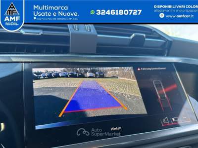 Audi Q3 Sportback 35 TFSI S-Line S-tronic telecamera 19" Nero usata Roma