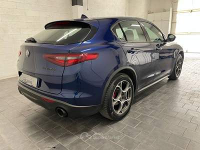 Alfa Romeo Stelvio 2.2 Turbodiesel 190 CV AT8 Q4 Sprint-MY20 Blu/Azzurro usata Fossano