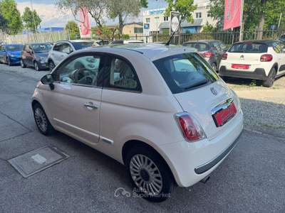 Fiat 500 1.2 Lounge 69cv Bianco usata Cernusco sul Naviglio
