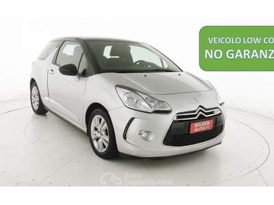 DS Automobiles DS 3 1.4 HDi 70 Chic Argento usata Crema