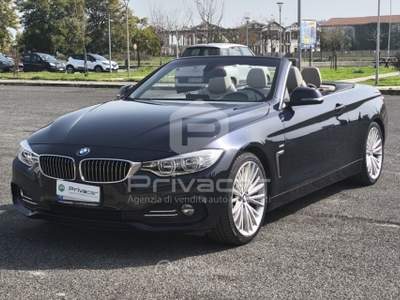 BMW Serie 4 420d BMW 420d Cabrio Luxury Blu/Azzurro usata Aprilia