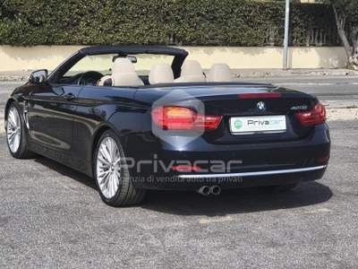 BMW Serie 4 420d BMW 420d Cabrio Luxury Blu/Azzurro usata Aprilia
