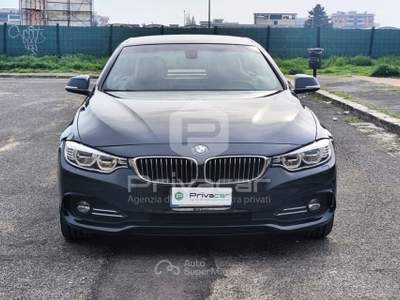 BMW Serie 4 420d BMW 420d Cabrio Luxury Blu/Azzurro usata Aprilia