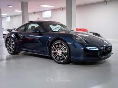 Porsche 911 991 3.8 Turbo Coupé -TETTO-PELLE ESPRESSO Blu/Azzurro usata Coccaglio