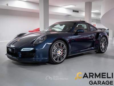 Porsche 911 911 3.8 Turbo Coupé -TETTO-PELLE ESPRESSO Blu/Azzurro usata Coccaglio