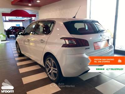 Peugeot 308 308 1.6 e-HDi 115 CV Stop&Start Allure Bianco usata San Gavino Monreale