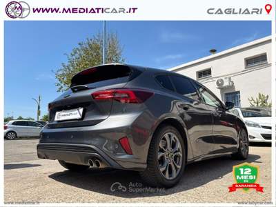 Ford Focus Focus 1.5 EcoBlue 115CV aut. 5p.ST-LineX Grigio usata Cagliari