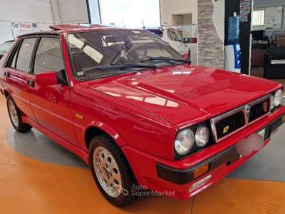 Lancia Delta 1.6 i.e. turbo HF ASI targa originale Rosso usata Fossombrone