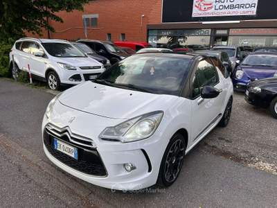 Citroen DS DS3 1.6 e-hdi  Just Black 90cv Bianco usata Inzago