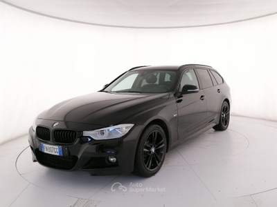 BMW Serie 3 320d 320d Touring xdrive Sport auto Nero usata Roma