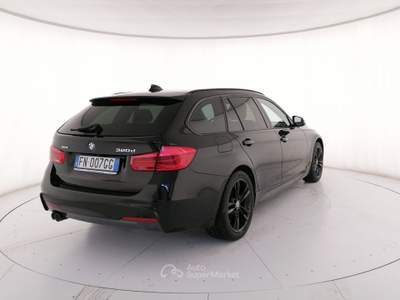 BMW Serie 3 320d 320d Touring xdrive Sport auto Nero usata Roma