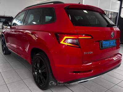 Skoda Karoq 1.6 TDI SCR SPORTLINE - OK NEOPATENTATI - EURO 6 Rosso usata Meda