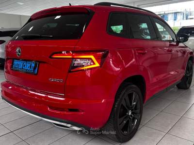 Skoda Karoq 1.6 TDI SCR SPORTLINE - OK NEOPATENTATI - EURO 6 Rosso usata Meda