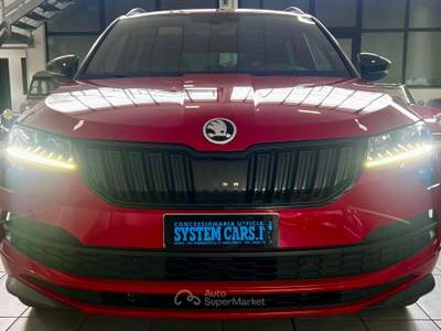 Skoda Karoq 1.6 TDI SCR SPORTLINE - OK NEOPATENTATI - EURO 6 Rosso usata Meda