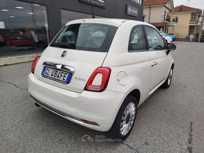 Fiat 500 1.0 70cv Ibrido Dolcevita Bianco usata Cherasco