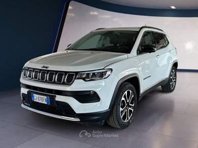 Jeep Compass 1.3 turbo t4 phev limited 4xe auto Bianco usata Fisciano