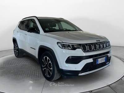 Jeep Compass 1.3 turbo t4 phev limited 4xe auto Bianco usata Fisciano