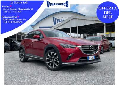 Mazda CX-3 2.0 Skyactive 121CV Exceed 2WD + NAVI Rosso usata TORINO