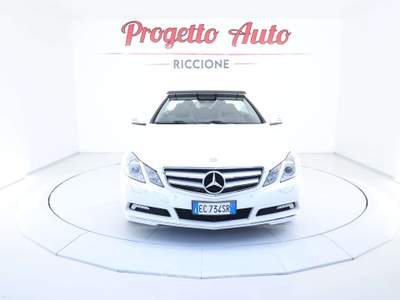 Mercedes-Benz Classe E Classe E 220 cdi Cabrio cdi be Avantgarde UNIPROP TAGLIANDI + FT MERCEDES Bianco usata Riccione