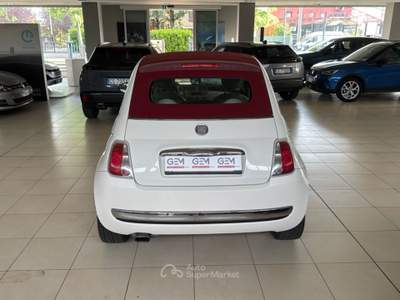 Fiat 500 Cabrio 1.2 69cv Lounge America Bianco usata Voghera