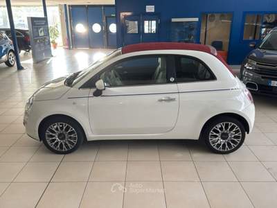 Fiat 500 Cabrio 1.2 69cv Lounge America Bianco usata Voghera
