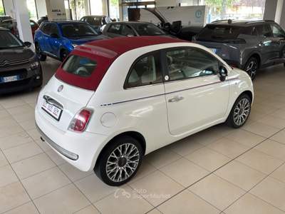 Fiat 500 Cabrio 1.2 69cv Lounge America Bianco usata Voghera