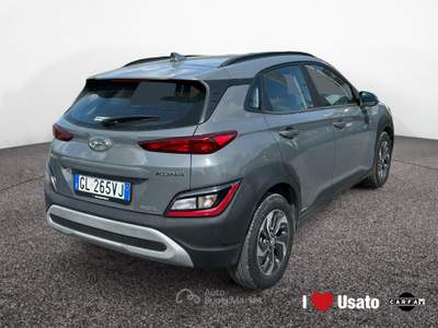 Hyundai Kona I 2021 1.6 gdi hev Xtech 2wd 141cv dct Grigio usata Roma