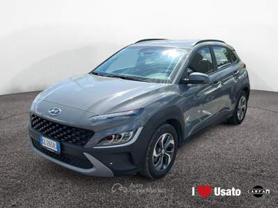 Hyundai Kona I 2021 1.6 gdi hev Xtech 2wd 141cv dct Grigio usata Roma