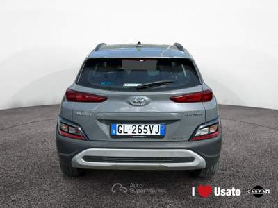 Hyundai Kona I 2021 1.6 gdi hev Xtech 2wd 141cv dct Grigio usata Roma