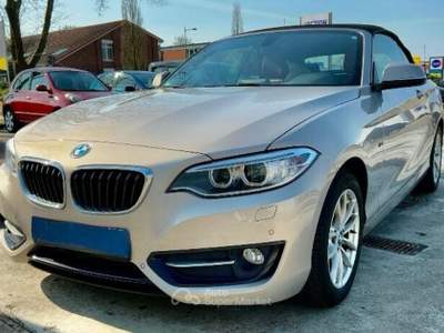 BMW Serie 2 218i 218i Cabrio Sport Line 135 CV – Pelle Rossa, Navi, Full Optional Beige usata Villongo