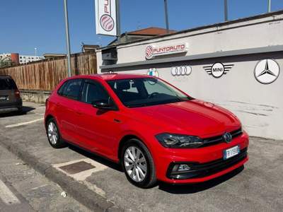 Volkswagen Polo VI 2017 5p 1.0 tsi Highline 95cv dsg Rosso usata Sant'Antimo
