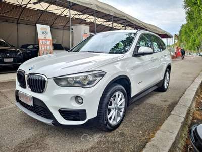 BMW X1 1.5 TDI NAVIGATORE EURO 6 Bianco usata Roma