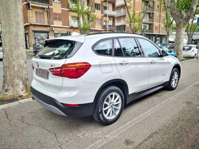 BMW X1 1.5 TDI NAVIGATORE EURO 6 Bianco usata Roma